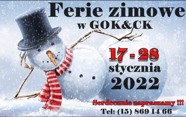Ferie w GOK&CK 2022